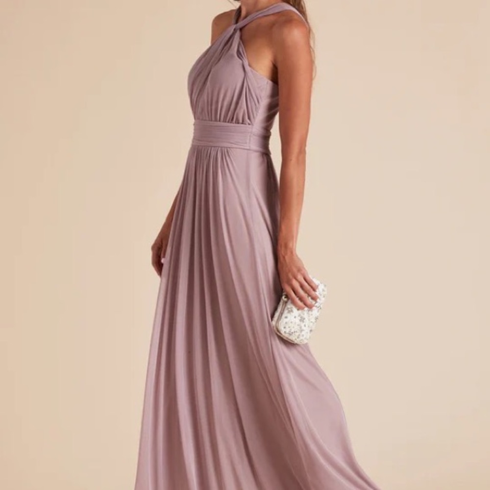Birdy Grey Mesh Mauve bridesmaid dress